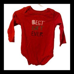 NWOT 12m Lightning Bug Baby Christmas Onesie